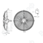 Осевой вентилятор ebmpapst S6D800AD0101