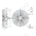 Осевой вентилятор ebmpapst S6D800CD0101