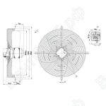 Осевой вентилятор ebmpapst S6E450AP0206