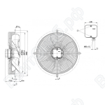 Осевой вентилятор ebmpapst S6E450AU0401