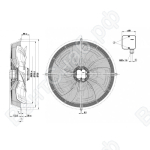 Осевой вентилятор ebmpapst S8D630AN0101