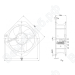 Осевой вентилятор ebmpapst W1G200HH7752_1