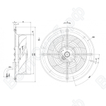 Осевой вентилятор ebmpapst W2D200CI1801