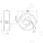 Осевой вентилятор ebmpapst W2S130BM0301~(47/0,047 кВт) 2700 об/мин_1