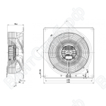 Осевой вентилятор ebmpapst W3G450FL07M1