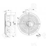 Осевой вентилятор ebmpapst W4D400CP1231