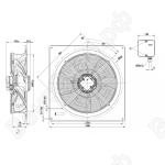 Осевой вентилятор ebmpapst W4D500GM0301