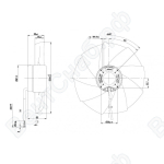 Осевой вентилятор ebmpapst A1G250AH3752