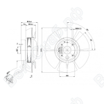 Осевой вентилятор ebmpapst A2D170AA0401