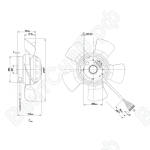 Осевой вентилятор ebmpapst A2D200AA0202_1
