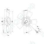 Осевой вентилятор ebmpapst A2D240AA0202