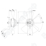 Осевой вентилятор ebmpapst A2D250AA0201
