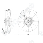 Осевой вентилятор ebmpapst A2D250AA0218_1