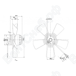 Осевой вентилятор ebmpapst A2D300AD0241