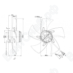 Осевой вентилятор ebmpapst A2D300AP0201_1