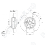 Осевой вентилятор ebmpapst A2E170AF2301