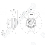 Осевой вентилятор ebmpapst A2E200AF0201_1