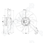 Осевой вентилятор ebmpapst A2E250AM0612