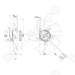 Осевой вентилятор ebmpapst A2E300AP0201_1