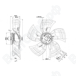 Осевой вентилятор ebmpapst A3G300AK1303_1