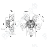 Осевой вентилятор ebmpapst A3G630AU2301_1