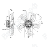 Осевой вентилятор ebmpapst A3G800AT2101_1