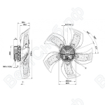 Осевой вентилятор ebmpapst A3G800AU2501_1