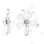 Осевой вентилятор ebmpapst A3G910AO8301_1