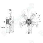 Осевой вентилятор ebmpapst A3G910AV0201_1