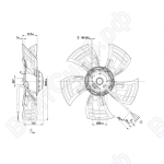 Осевой вентилятор ebmpapst A4D300AS3402