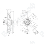 Осевой вентилятор ebmpapst A4D400AP1201_1