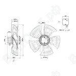 Осевой вентилятор ebmpapst A4D500AM0301_1