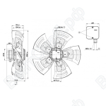 Осевой вентилятор ebmpapst A4D560AM0301_1