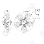 Осевой вентилятор ebmpapst A4D630AD0101_1