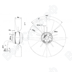 Осевой вентилятор ebmpapst A4E300AA0102_1