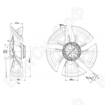 Осевой вентилятор ebmpapst A4E350AN0202_1
