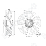 Осевой вентилятор ebmpapst A4E350AO0209_1