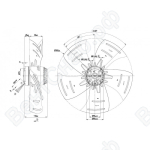 Осевой вентилятор ebmpapst A4E400AP0212