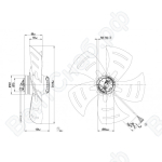 Осевой вентилятор ebmpapst A4E420AK0209