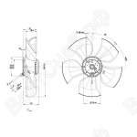 Осевой вентилятор ebmpapst A4E420AU0105