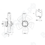 Осевой вентилятор ebmpapst A4E420AU0301