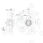 Осевой вентилятор ebmpapst A4E450AP0101_1