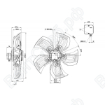 Осевой вентилятор ebmpapst A6D710AH0101_1