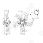 Осевой вентилятор ebmpapst A6D800AD0101_1