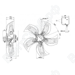 Осевой вентилятор ebmpapst A6D800AU0101_1