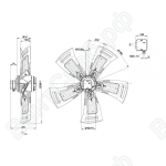 Осевой вентилятор ebmpapst A6D910AA0102