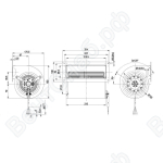 Центробежный вентилятор ebmpapst D2E133AM47C3_1