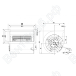 Центробежный вентилятор ebmpapst D2E146AA0343