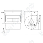 Центробежный вентилятор ebmpapst D2E146AP4322_1