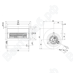 Центробежный вентилятор ebmpapst D2E146AP4722_1